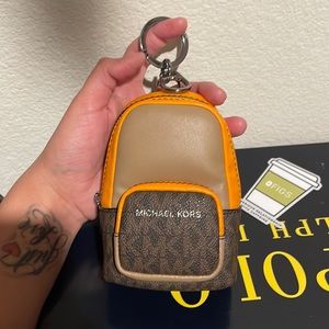 MK key chain backpack